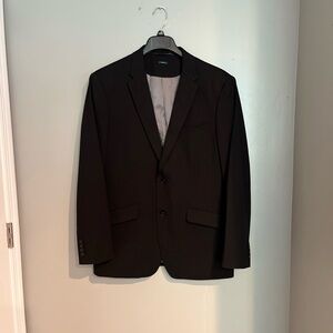 Perry Ellis Black Sport Coat Classic Formal Blazer